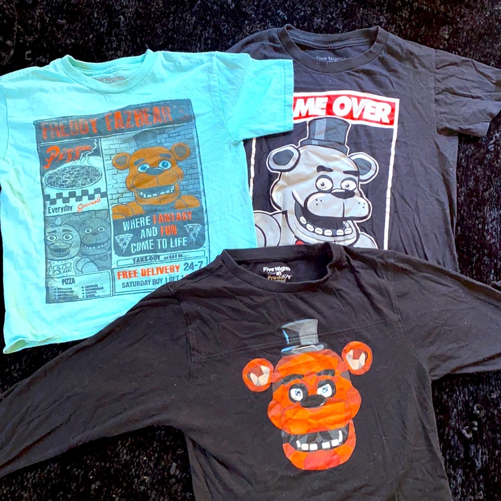 3 bundle shirts freddy bear